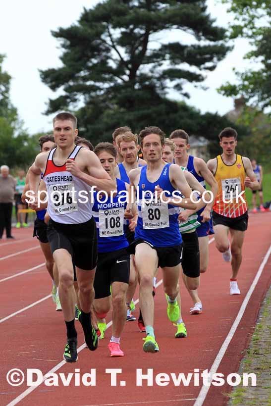 1500 metres, 2023 NEGP 5 Monkton, Wed, July 26th. Photo: David T. Hewitson/Sports for All Pics